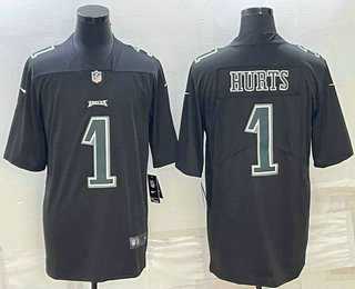 Men's Philadelphia Eagles #1 Jalen Hurts Black Vapor Untouchable Stitched Fashion Limited Jersey,We sell and wholesale Men's Philadelphia Eagles #1 Jalen Hurts Black Vapor Untouchable Stitched Fashion Limited Jersey on line form chian!